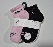 Nike Jordans Girls Socks Ankle Jumpman Basketball Cushioned SZ 5Y-7Y