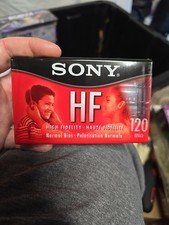 Sony HF High Fidelity 120 Minute Blank Audio Normal Bias Cassette Tape NIPSeal