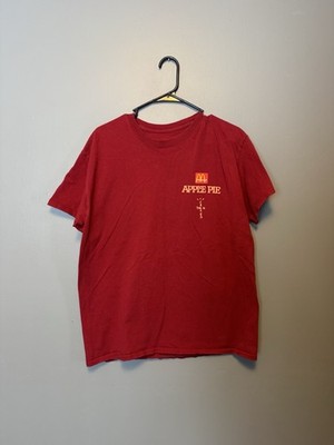 Cactus Jack x McDonald's Apple Pie Red Graphic T-Shirt Men's Size M