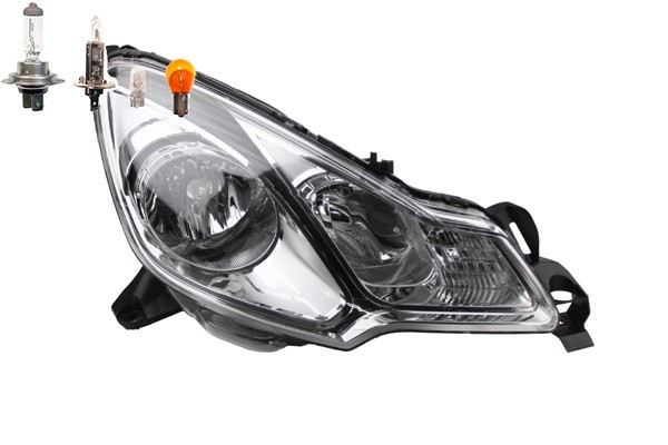 Scheinwerfer Passend FüR Citroen C3 DS3 11/ 2009 - Rechts Mit Leuchtmittel-image