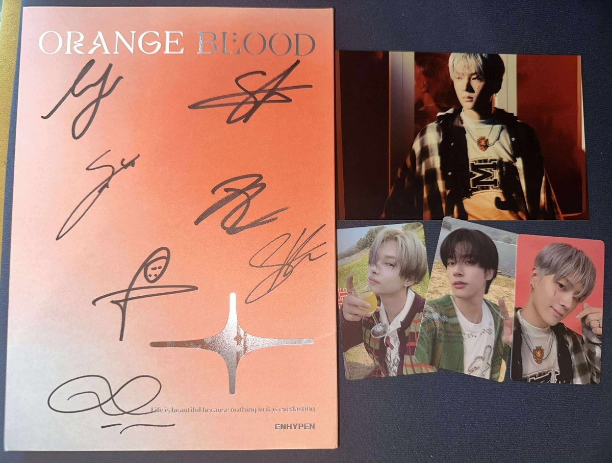 ENHYPEN KROSS 2024 orangeblood サイン入りアルバム ENHYPEN KROSS 2024 orangeblood サイン入りアルバム ENHYPEN