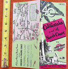 1953 California to North Coast Railroad Ad Chicago & NorthWestern Railway Train — photo 1
