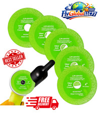 5PCS Glass Cutting Discs 4" for Angle Grinder  Ceramic Tile Cutter Blades
