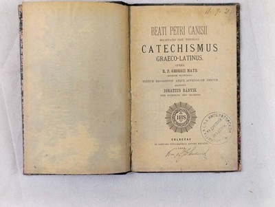 Catechismus Graeco-Latinus 1883 Greek Latin Catholic Catechism