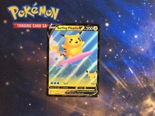 Pokémon TCG Surfing Pikachu v Celebrations Holo Ultra Rare Card 008/025