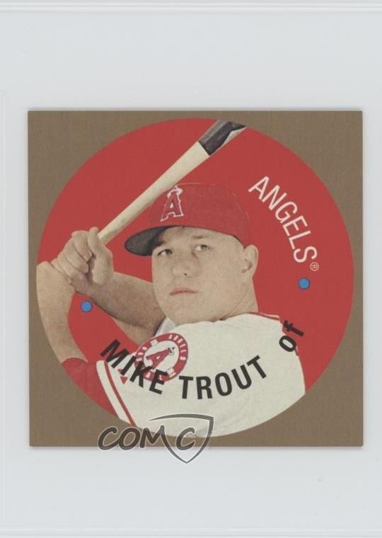 2016 Topps Heritage 1967 Discs Mike Trout #67TDC-MT g5e
