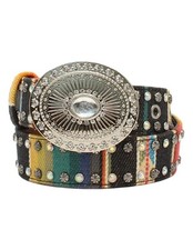 Angel Ranch Western Belt Girls Rhinestone Buckle Glitter D130000097