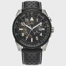 Orologio Uomo Citizen Eco-Drive Promaster Nighthawk Cinturino Pelle Quarzo BJ7137-07E