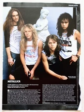 METALLICA~2007 MAGAZINE ARTICLE POSTER PINUP CLIPPING~JAMES HETFIELD/LARS ULRICH
