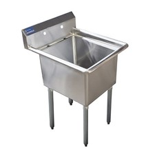 Stainless Steel Utility Sink. Bowl 24 in. x 24 in. x 14 in.