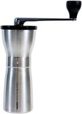Hario "Mini-Slim Pro" Ceramic Coffee Mill, Silver