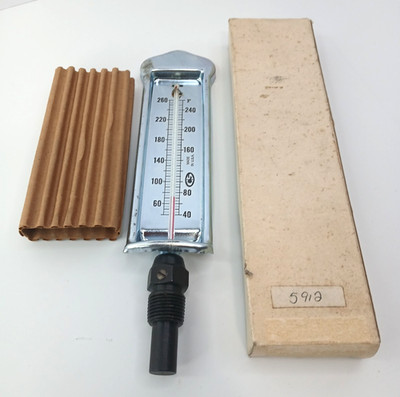 Dearborn Thermometer 5912 Straight Steel Shank Boiler Hot Water