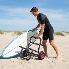 Foldable Aluminum Hauling Rack Padded Transport Gear Heavy-Duty
