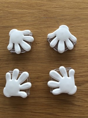 4x Fun Hand Sicherheit Eckkissen Baby Kinder Kante Sicherheit Tisch Schutz Schutz