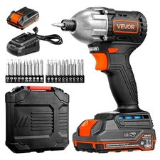 VEVOR Impact Driver Cordless Impact Driver 1/4 In 20 V Brushless Motor 2800 RPM