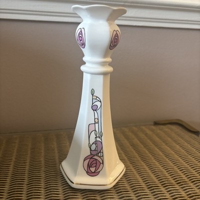 Aynsley Rennie Mackintosh Jugendstil Kerzenständer Fine Bone China British