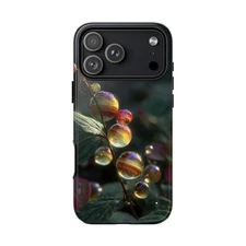 Botanical Planets Marble Drops Phone Case
