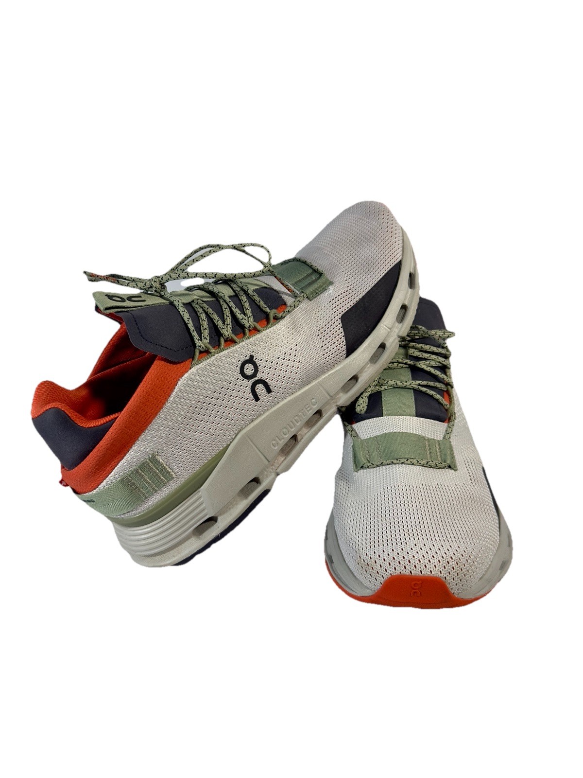 On Cloudnova Silver Orange Cloudtec Athletic Shoe… - image 7