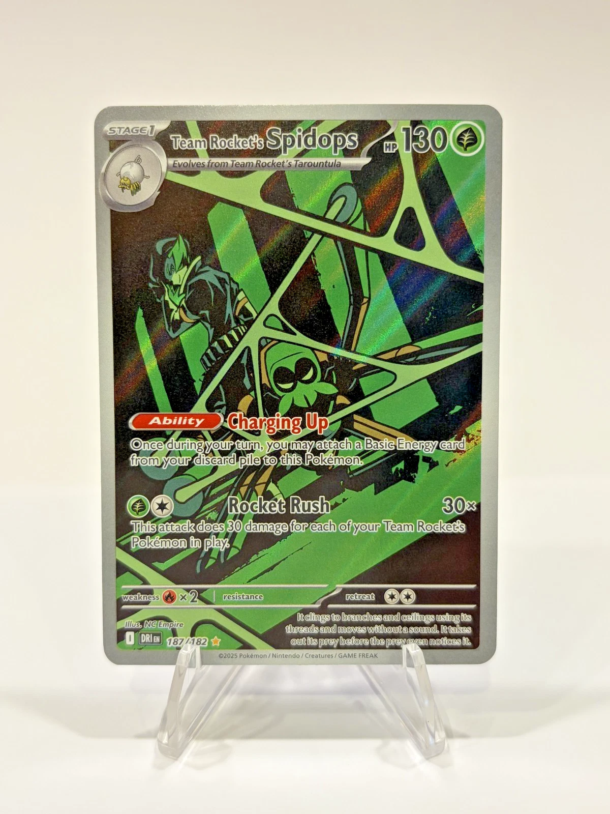 Team Rocket's Spidops - Destined Rivals #187 Price & Value ($5.10