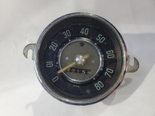 1953 1967 Volkswagen Beetle Oem Speedometer 32158 Miles 52-1960 80 Mph