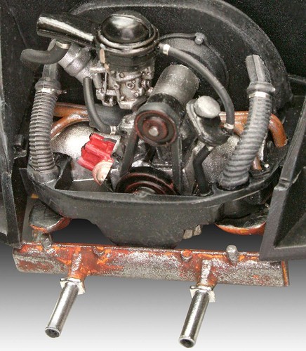 REVELL, VOLKSWAGEN Beetle 1500 Limousine modello 1968 da montare e verniciare... - Foto 4 di 6