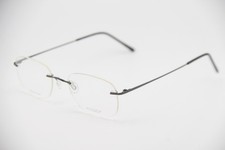 NEW MARCHON AIRLOCK 760/1 32 GUNMETAL AUTHENTIC FRAMES EYEGLASSES 53-21