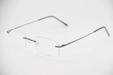 NEW MARCHON AIRLOCK 760/1 32 GUNMETAL AUTHENTIC FRAMES EYEGLASSES 53-21