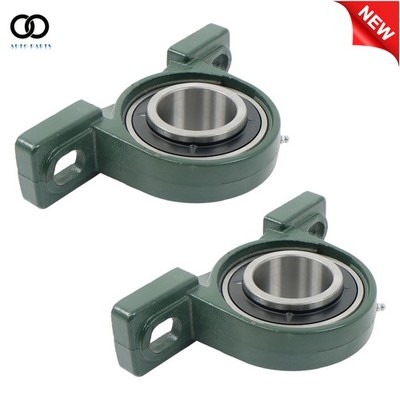 2Pack UCP213-40 Pillow Block Bearing 2-1/2'' Bore 2-Bolt Self-Aligning Solid Base