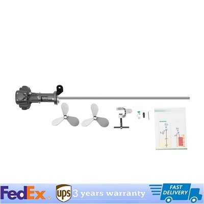 1/2 HP 50 Gallon Pneumatic Mixer Rung Dope Tank 304 Stainless Blade Barrel Type
