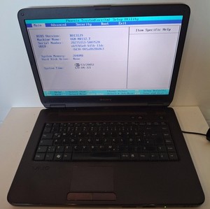 Sony Vaio PCG 7Z1M Notebook   15'' Display  ( 1739 )
