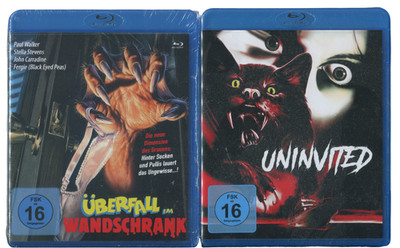 Uninvited  + Überfall im Wandschrank (Blu-ray) 80er Horror-Film-Klassiker(NEU)