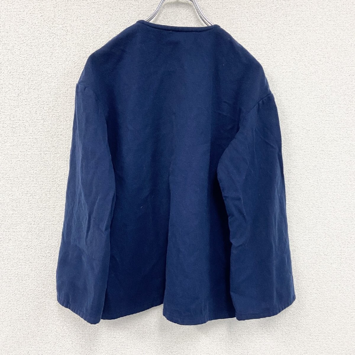 Pendleton Wool Half Zip Jacket Navy Blue Unisex M… - image 2