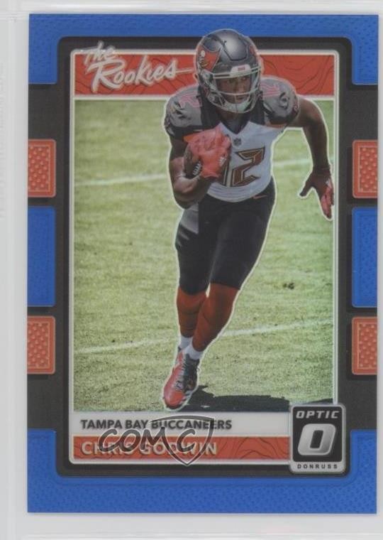 2017 Donruss Optic The Rookies Blue Prizm /149 Chris Godwin #22 jv5