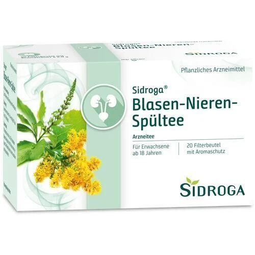 SIDROGA Bolsa de filtro de té de enjuague de burbujas y riñones, 40 g PZN 10109198 - Imagen 1 de 1