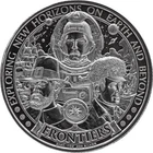 1 TROY OZ .999 FINE SILVER BULLION 2020 FRONTEIRS PILGRIM ROUND