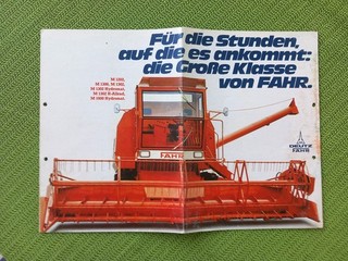 Fa. DEUTZ FAHR Original Prospekt