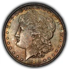 1898-O $1 Morgan Silver Dollar - PQ Rainbow Rim Toning - BU - SKU-D7447