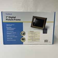 WinBook 7" Digital Picture Frame New Open Box 32mb