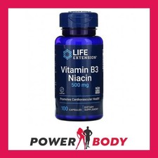 Life Extension - Vitamin B3 Niacin, 500mg - 100 caps