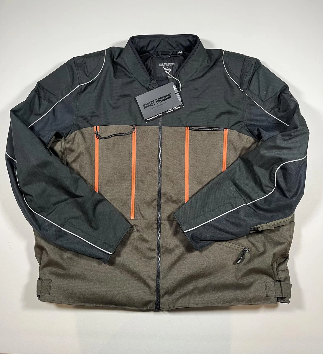 Harley-Davidson Motorcycle Jacket Green Coats, Jackets & Vests for