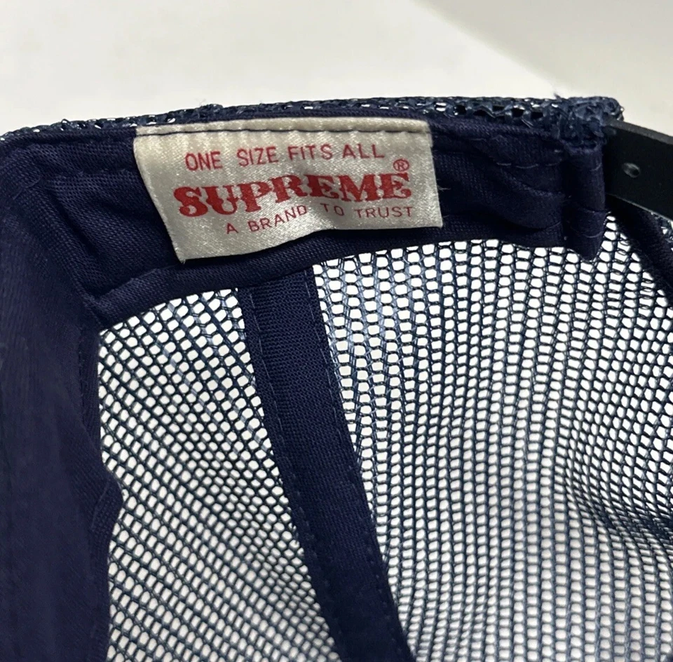 Vintage SUPREME x CapriSun Snapback Hat Cap Mesh Trucker Style 90s Retro Grail - Image 4 of 4