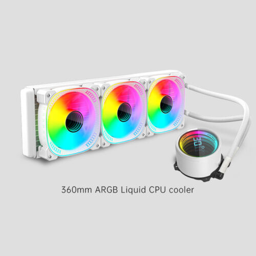 360mm ARGB Temperature Display CPU Water Cooler Fan CPU Liquid Cooler Radiator - Bild 1 von 16