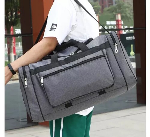 Mens & Ladies Sports & Gym Holdall Bags TRAVEL SPORTS SCHOOL WORK LEISURE Duffle - Picture 7 of 9