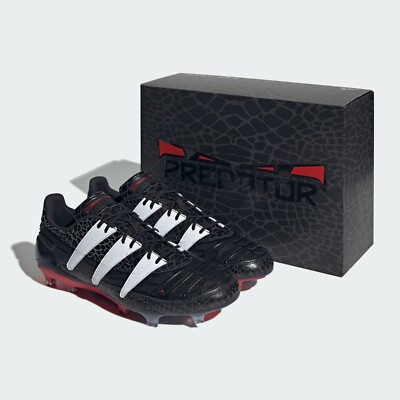 adidas Predator 94 FG Core Black White Red IG6285 Men's Size adidas Predator 94 FG Core Black White Red IG6285 Men's Size