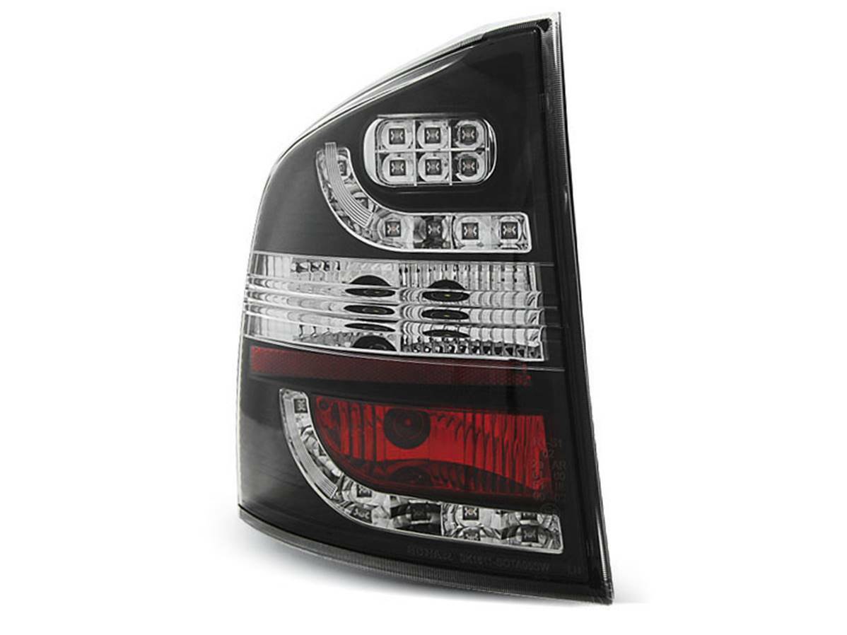 Feux arriere Skoda Octavia 2 break 2004-2012 LED noir pas de codage requis - 2