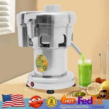 Commercial Juice Extractor Machine Fruit Vegetable Juicer Electric Stainless USA