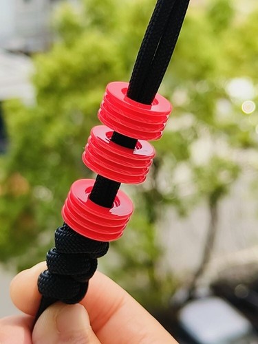 Harz Messer Schlüsselband Perle Halskette Paracord Anhänger Armband Herstellung Charm zum Selbermachen EDC - Bild 2 von 6