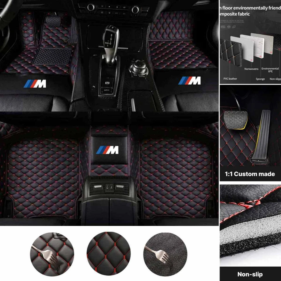 Fit for BMW All Models Car Floor Mats Custom Auto Cargo Liner Carpets Waterproof Foto 4 de 4