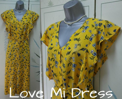style Flower Print Tea/Day Dress Sz 6 