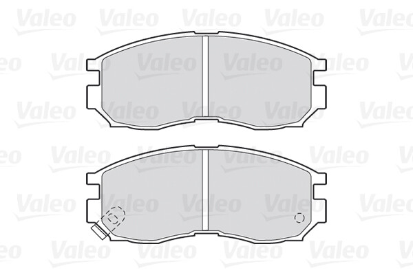 Plaquettes de frein Valeo 301625 pour système à disque d'essieu avant
